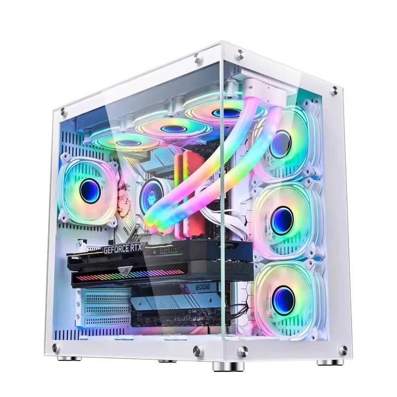 360Mm Radiator Computer Cases Core I5 I7 I9 32G Ram SSD 800W Power Supply Computer DIY Desktop Gaming Computer Pc for Gamers